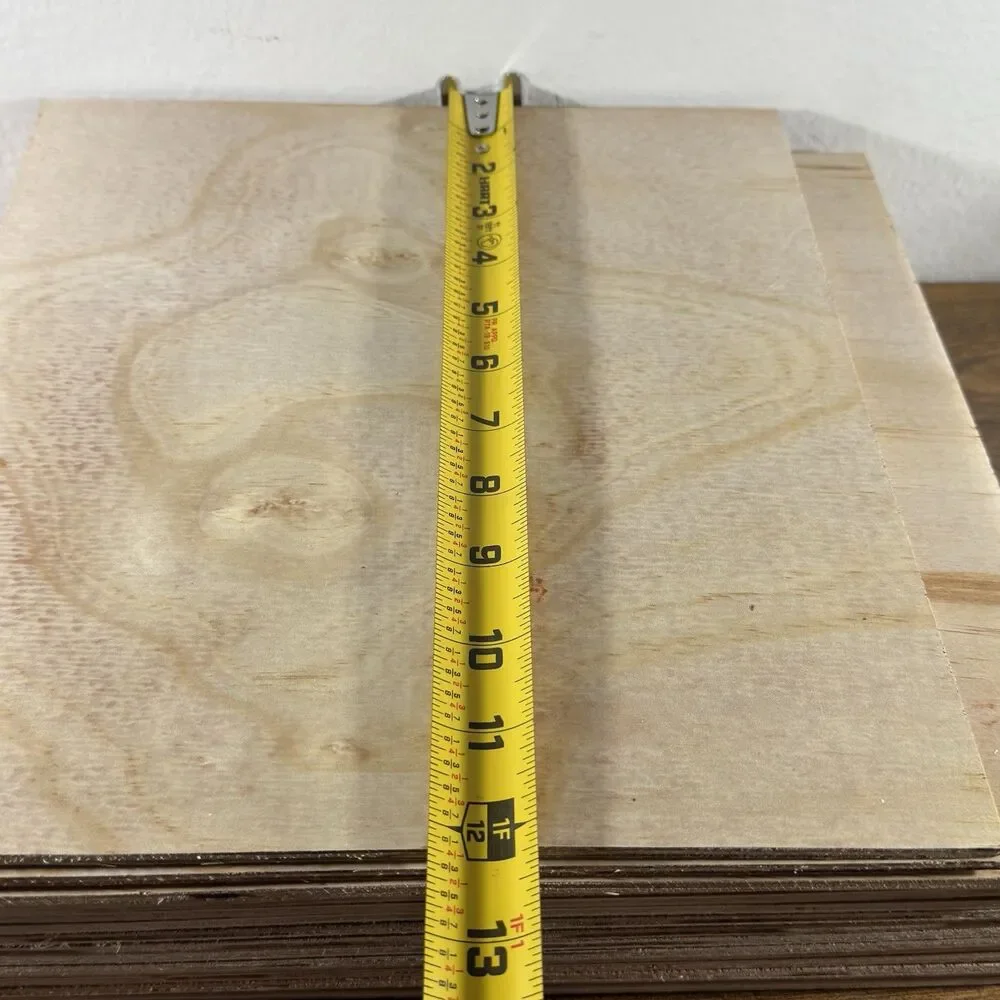 15 5mm Baltic Birch Plywood Baltic Wood Birch Sheet 12x12 12x10.5 Laser Cutting